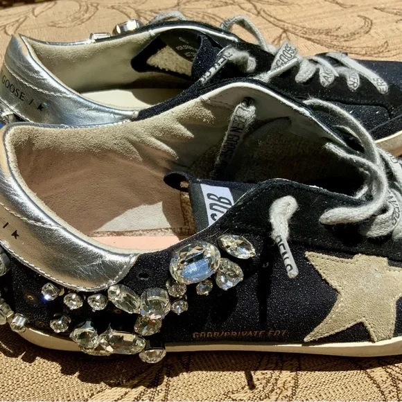 SOLD ON MERC! $379…Golden Goose $1900 Private EDT ‘Rhinestone” Super-Star - Picture 11 of 15